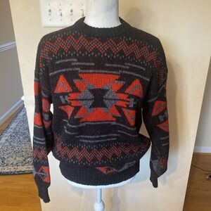 McRitchie Of Edinburgh Men’s Wool Vintage Grandpacore Sweater Size XL